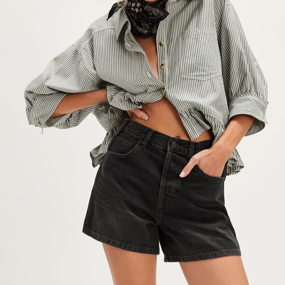 NWT Free People Tippi Denim Shorts in Slumber